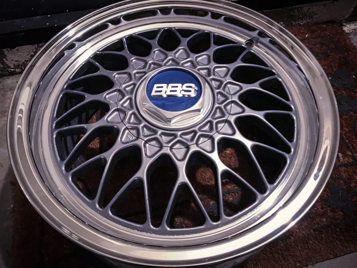BBS RZ, polished lip, painted center