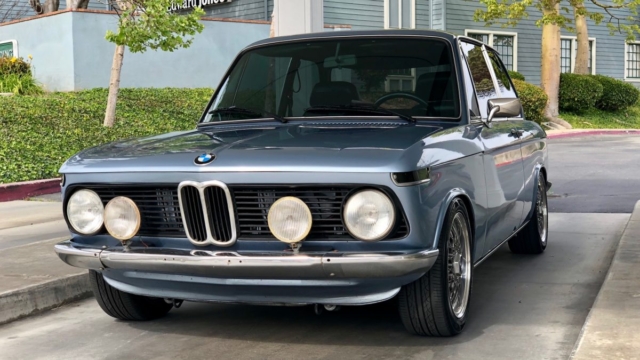 1976 BMW 2002 Fjord Blue Restomod